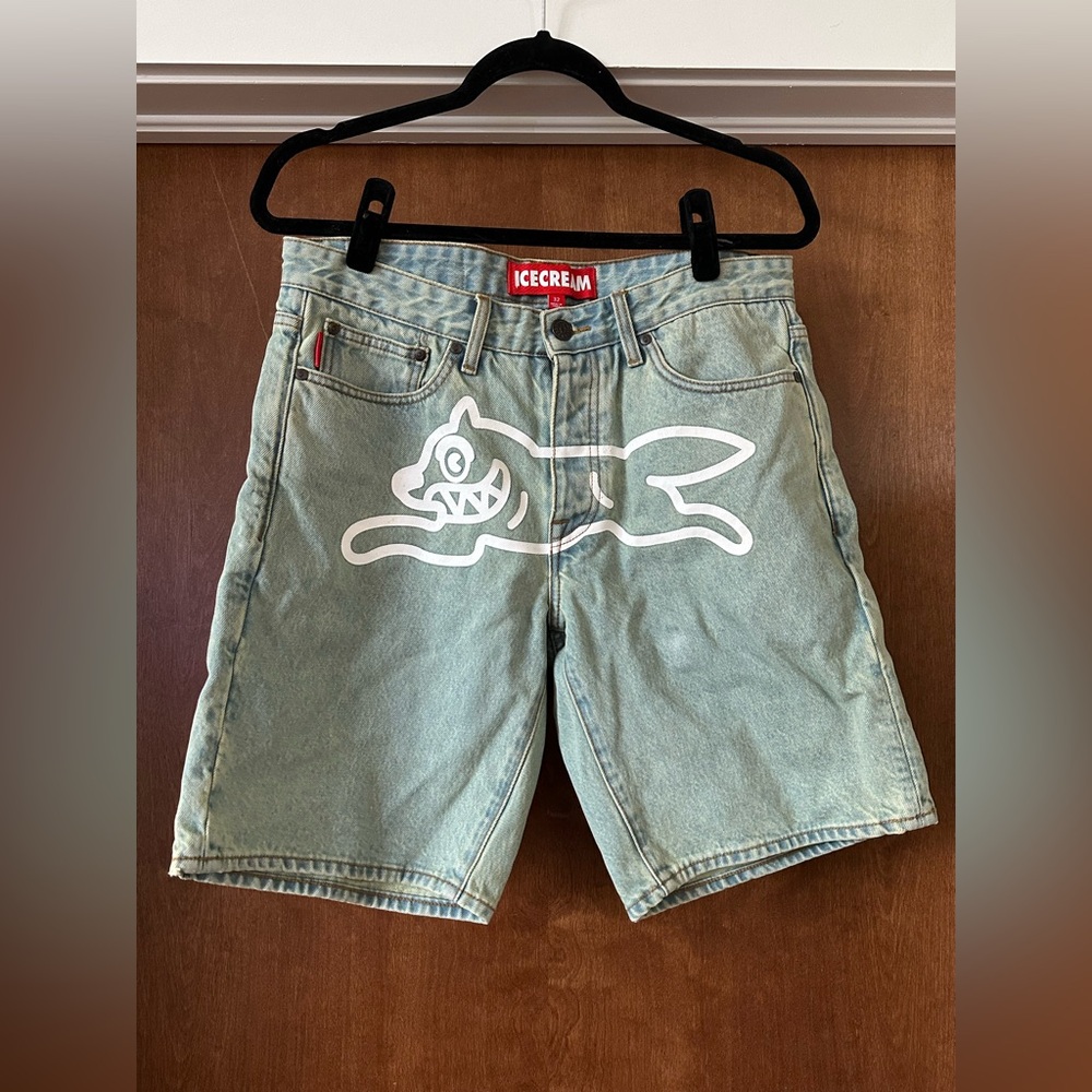 Billionaire Boys Club Ice Cream Running Dog Cut-Off Shorts
